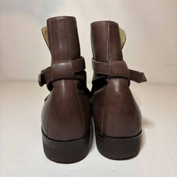 E. Vogel NYC Custom Chelsea Leather Ankle Brown Boots Women’s Size 10 7” Height - Picture 8 of 13